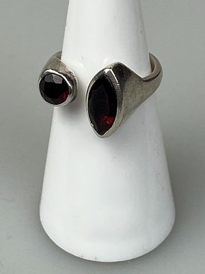 Silver Stone Set Ring