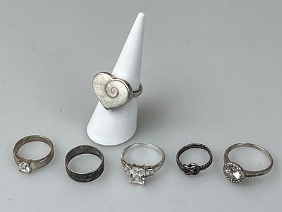 Six Silver Rings