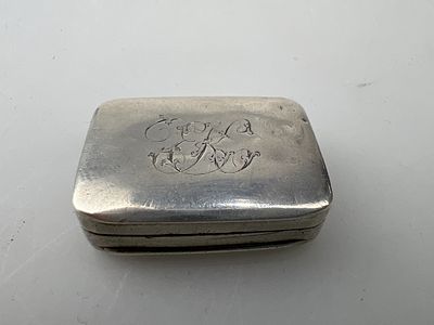 Hallmarked Silver Georgian 1803 Vinaigrette by John Shaw