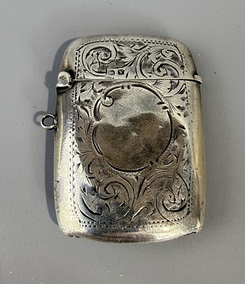 Antique Sterling Silver Vesta Case Rolason Bro's B'ham Approx. W 18.7g