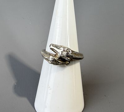 Silver Horse Themed Ring Size M