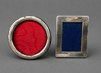 2 Small Hallmarked Silver Photo Frames