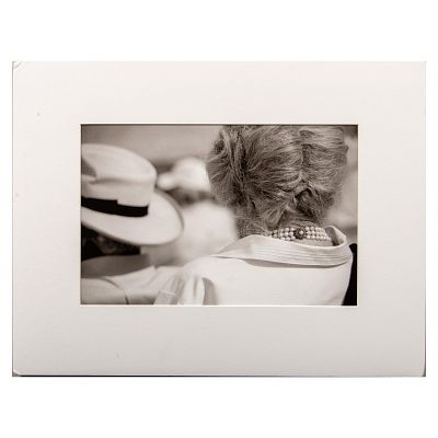 Thais Zoe, Original Limited Edition Giclee Print, Polo Guest. Black &amp; white giclee print on 