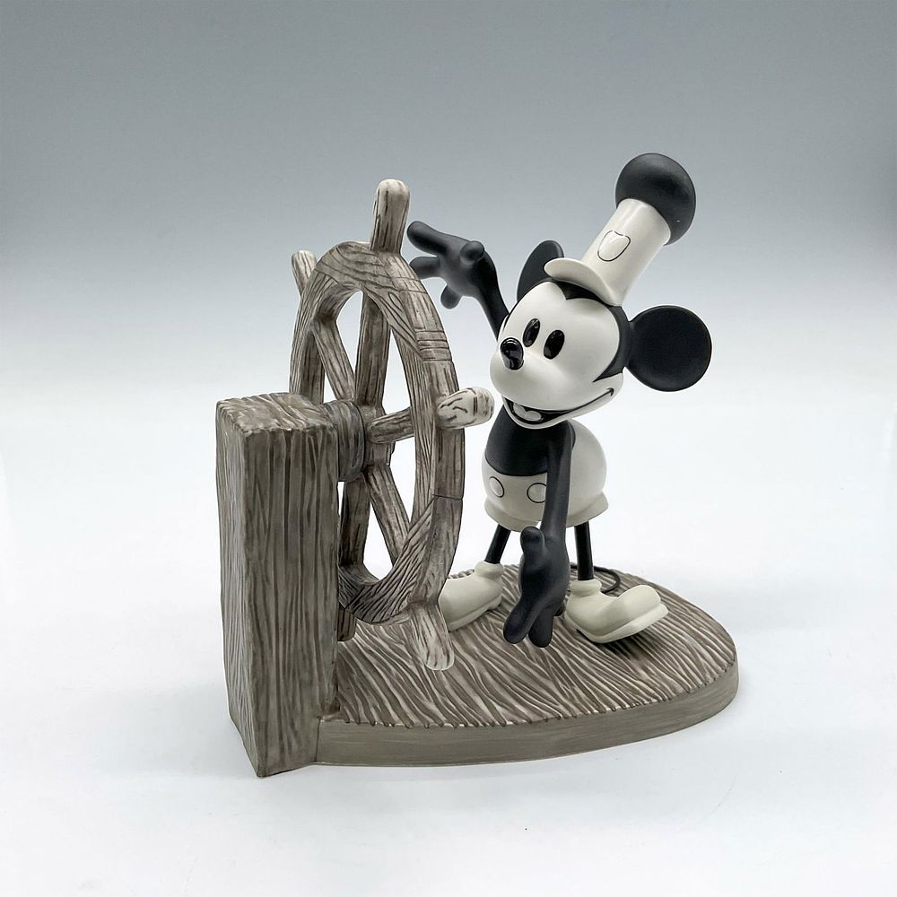 Walt Disney Figurine Collection, Debut Steamboat Willie. Collectors Society 5-year anniversary 