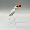 Swarovski Crystal Figurine, Toucan On A Branch. The Toucan is made of clear crystal and sits on Image - 1