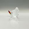 Swarovski Crystal Figurine, Toucan On A Branch. The Toucan is made of clear crystal and sits on Image - 2