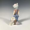 Destination Big Top 1006245 - Lladro Porcelain Figurine. A glossy figure of a sad looking clown Image - 1