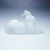 Lalique Frosted Crystal Simba Lioness Sculpture. An exquisite Lalique France Simba Lioness Image - 2