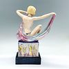 Peggy Davies Ceramic Art Deco Figurine, Laura. Limited edition; Laura - The Windmill Girl. Hand Image - 1