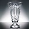 Waterford Crystal Vase, Balmoral Pattern Footed Flower Vase. This elegant footed vase from the Image - 1
