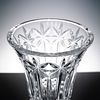 Waterford Crystal Vase, Balmoral Pattern Footed Flower Vase. This elegant footed vase from the Image - 3