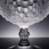Lalique Crystal Foot Bowl, Antilles. Featuring a wide open bowl supported by a sculptural Image - 2
