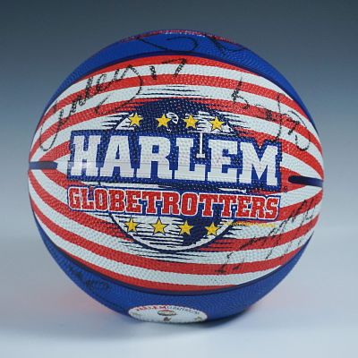 Baden Basketball Harlem Globetrotters Signed Ball. This Baden basketball features the iconic