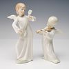 4pc Lladro and Nao Porcelain Angel Musician Figurines. Wonderful collection of four porcelain Image - 1