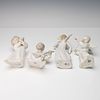 4pc Lladro and Nao Porcelain Angel Musician Figurines. Wonderful collection of four porcelain Image - 5
