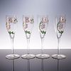 Perrier- Jouet Champagne 1995 Fleur De Champagne with Flutes in Box. Elegant Perrier Jouet Image - 4