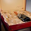 Perrier- Jouet Champagne 1995 Fleur De Champagne with Flutes in Box. Elegant Perrier Jouet Image - 8