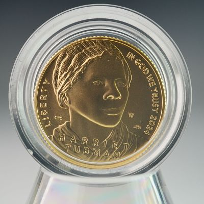 2024-W US Mint $5 Harriet Tubman Uncirculated Gold Coin. United States Mint 2024-W Harriet 