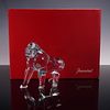 Baccarat Crystal Figurine, Gorilla by Loet Vanderveen. A striking Baccarat crystal sculpture of Image - 5