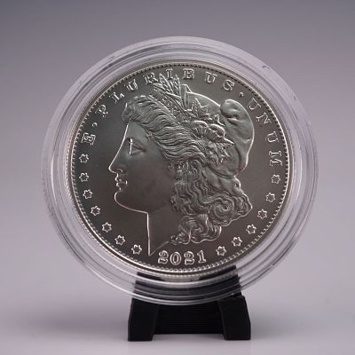 2021-S US Morgan 1oz Silver Dollar UNC Coin OGP. 2021 Morgan Silver Dollar was minted at the 
