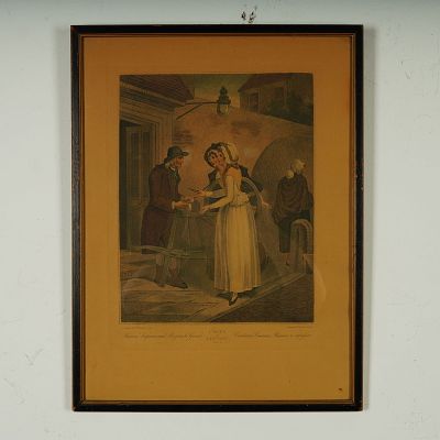 Francis Wheatley (Aft.) Hand-Colored Engraving on Paper, Cries of London. A captivating and 