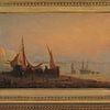 Henriette Herminie Gudin, Oil on Canvas, Fishing Boats on the Shore, Signed. Splendid original Image - 2