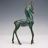 Mid Century Bronze Horse Statue Bosse Style, Made in Italy. This bronze horse statuette in the Image - 2