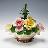 Nuova Capodimonte Italian Porcelain Centerpiece Floral Sculpture. A vibrant and finely crafted Image - 1
