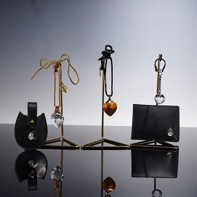 8pc Swarovski Picture Wallet and Luggage Tag with Crystal Accessories. Collection of 8 items 