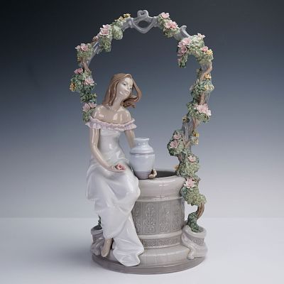 Lladro Porcelain Figurine, A Wish for Love 01006562. A Lladro porcelain figurine titled A Wish 