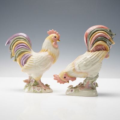 2pc Lenox Porcelain Figurines, Country Squire & Gentleman. Elegant pair of Lenox fine porcelain 