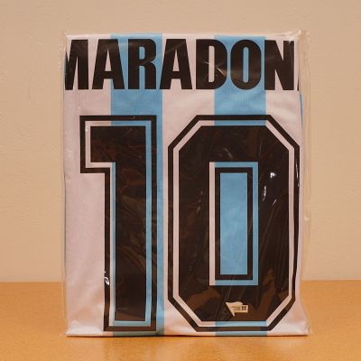 Diego Maradona Signed Argentina National Team Jersey w/ Fanatics Hologram. This Argentina 