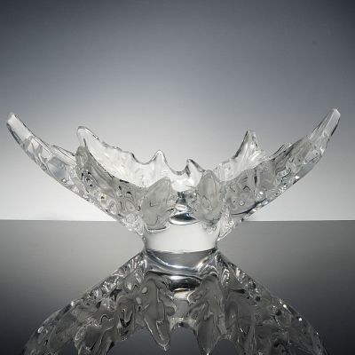 Lalique Champs-Elysees Crystal Bowl. This exquisite Lalique crystal bowl is inspired by the 