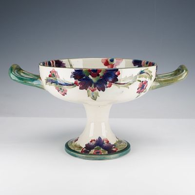 William Moorcroft Pottery Handled Footed Bowl, Persian. An early 20th century bowl of twin 
