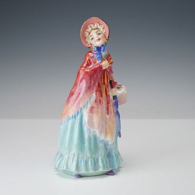 Royal Doulton Prototype Colorway Figurine, The Little Mistress HN1449. A prototype colorway 