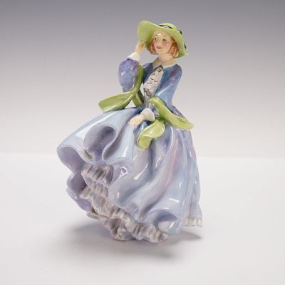 Royal Doulton Colorway Figurine, Top of the Hill. This rare colorway figurine features a woman 