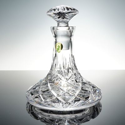 Waterford Crystal Decanter with Stopper, Huntley Mini Ship. A beautiful example of Waterford's 