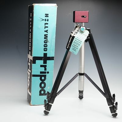 Acme-Lite Hollywood Ensign Master Deluxe Channel Tripod. This vintage camera tripod features a 
