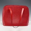 Louis Vuitton Tote Bag, Red Epi Leather. Crafted in Louis Vuitton's signature Epi leather, this Image - 1