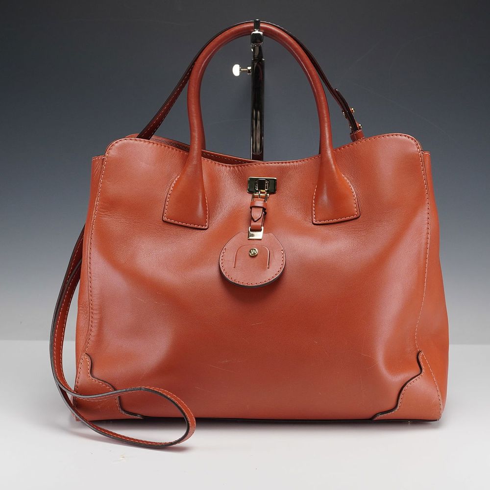 Jason Wu Leather Tote Bag. Jason Wu leather tote bag in smooth leather with contrast edging and 