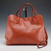 Jason Wu Leather Tote Bag. Jason Wu leather tote bag in smooth leather with contrast edging and Image - 2