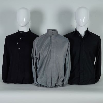3pc Eton, Montel Williams Signature Collection & Pal Zileri Men Shirts. A group of three men's 