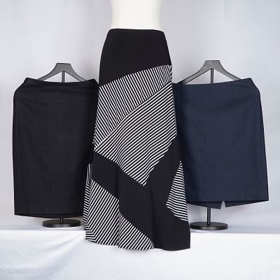 3pc Women's Clothing, Chico's Dress, Tahari and Escada Skirts. This listing includes three 