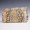 B. May Foldover Python Clutch Purse. A striking foldover clutch by b. may, crafted from genuine Image - 1