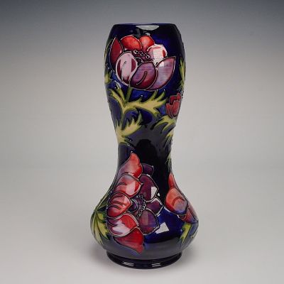 Moorcroft Pottery Vase, Anemone. A Moorcroft Anemone vase, numbered 34/94, displaying the 