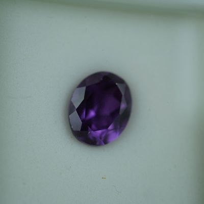 3.10 CT Alexandrite Simulant Oval Cut Gemstone. Lab-created alexandrite simulant gemstone 