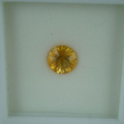 1.50 CT Citrine Quantum Cut Gemstone. This 1.50 carat citrine gemstone showcases a brilliant 