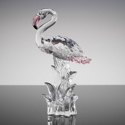 Swarovski Crystal Flamingo Figurine. A single Swarovski Crystal Figurine depicting a flamingo 