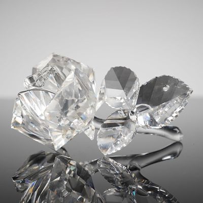 Swarovski Crystal Figurine The Rose Enchanted Garden. A single Swarovski Crystal Figurine 