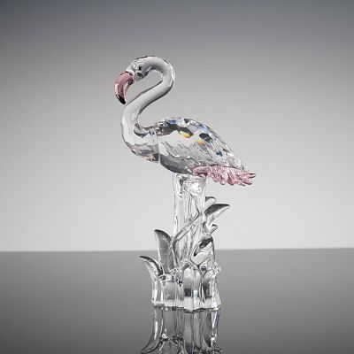 Swarovski Crystal Flamingo Figurine. A Swarovski Crystal Figurine depicting a flamingo. The 